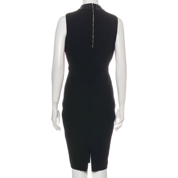 MILLY Black Knee-Length Dress - Picture 3 of 3